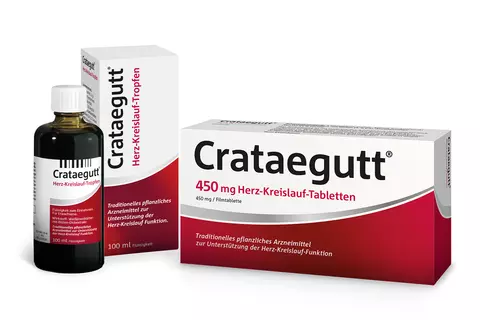 Crataegutt Tabletten und Tropfen 