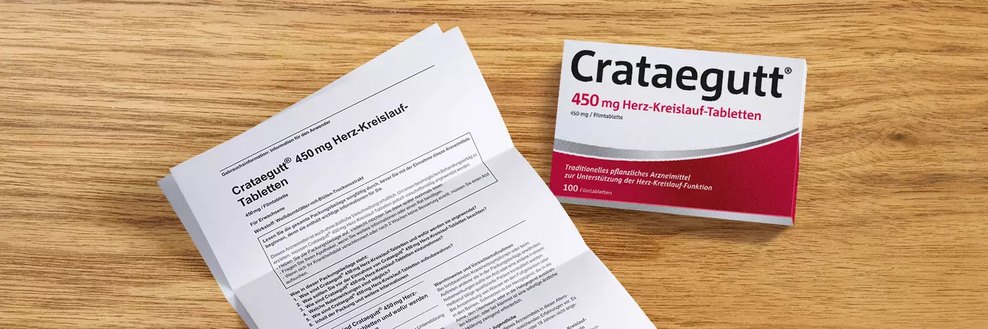 Crataegutt Packung mit Packungsbeilage