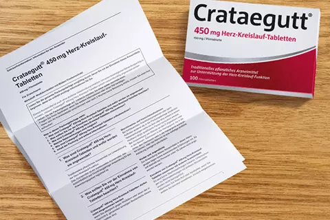 Crataegutt Packung mit Packungsbeilage