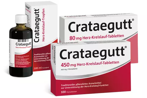 Crataegutt Tabletten und Tropfen