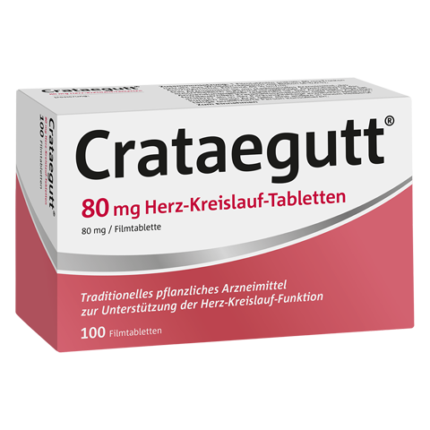 Packshot Crataegutt Tabletten 80mg